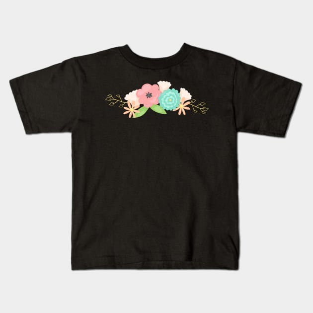 Mothers Day Flower Kids T-Shirt by Creative Has